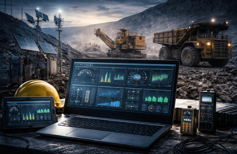 Sistema de telemetría minera con monitoreo remoto en tiempo real